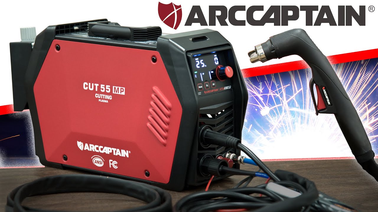 ArcCaptain CUT55 MP Plasma Cutter Review Test- Cutting 1