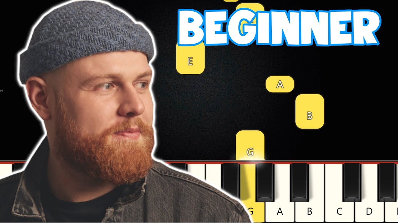 Leave A Light On - Tom Walker | Beginner Piano Tutorial | Easy Piano