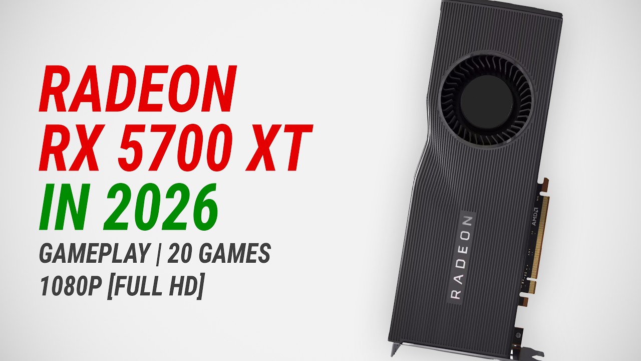 Radeon RX 5700 XT in 2026 + Ryzen 7 7800X3D: Test in 20 games at 1080p