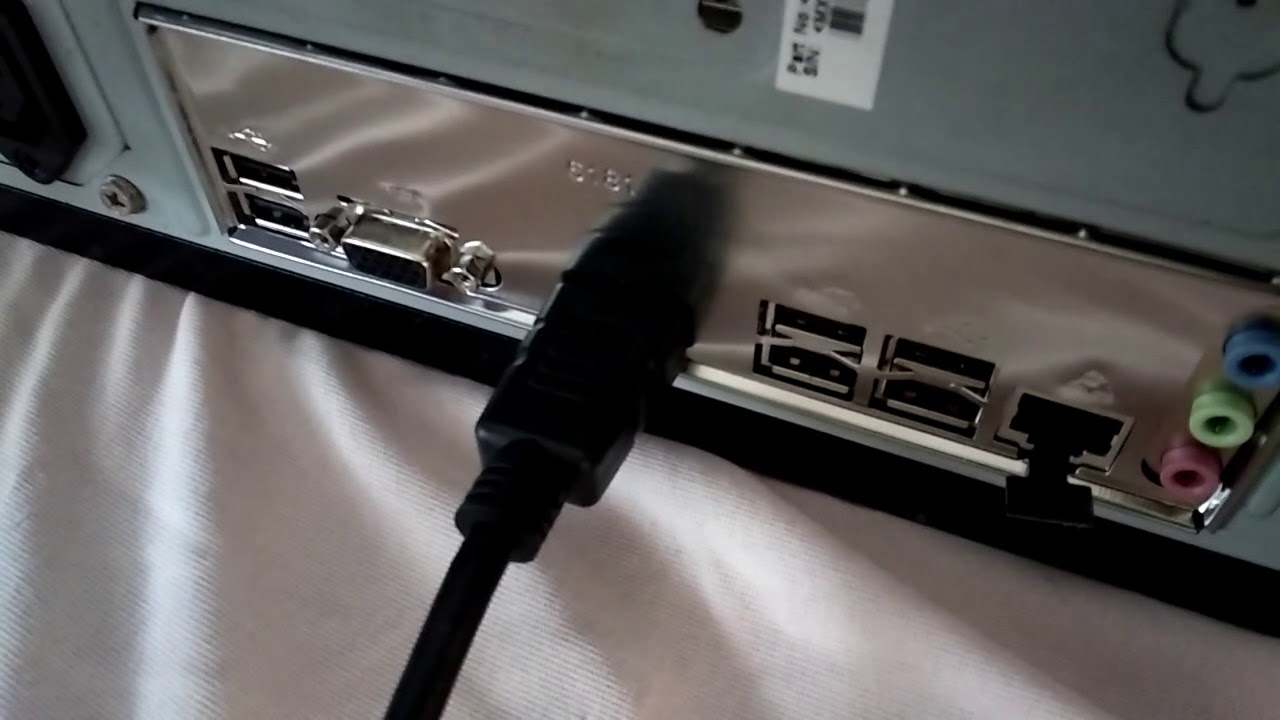 AliExpress H61 motherboard with faulty HDMI