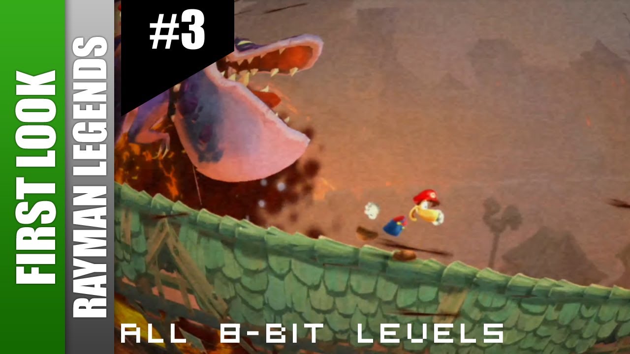 Rayman Legends - All 8-Bit Music Levels