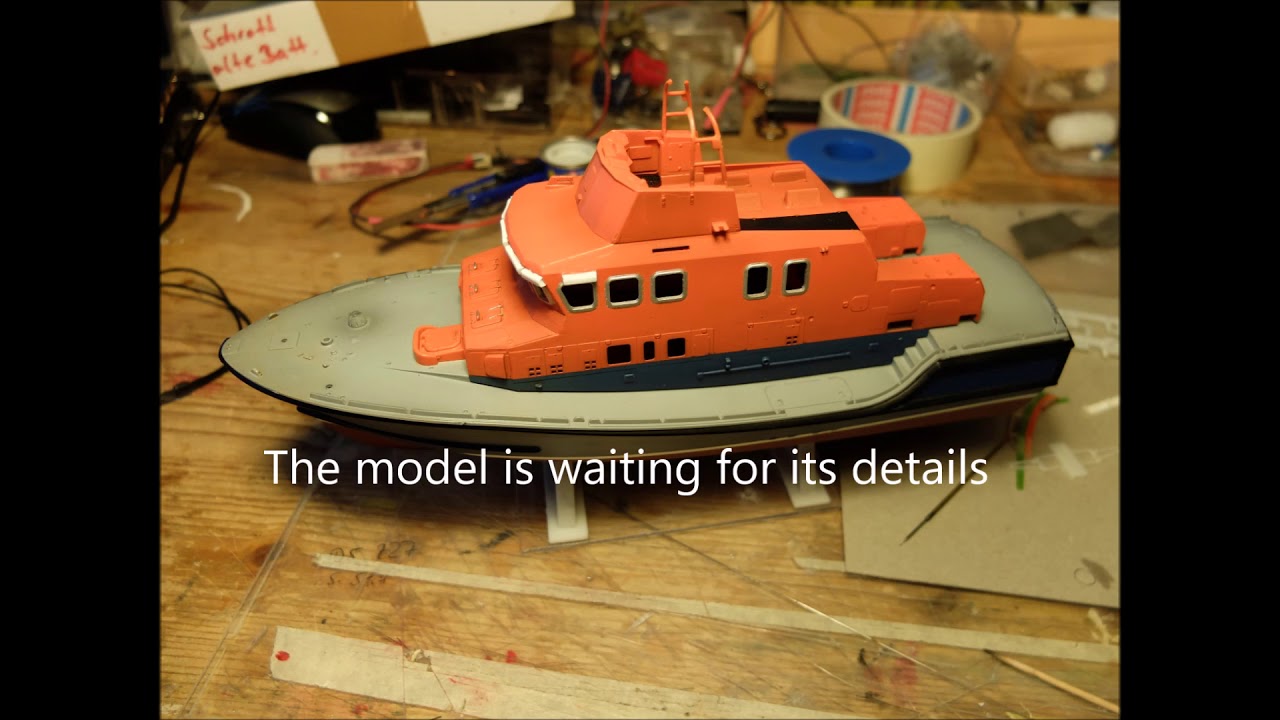 Airfix 1:72 Severn class lifeboat R/C conversion - Part 1