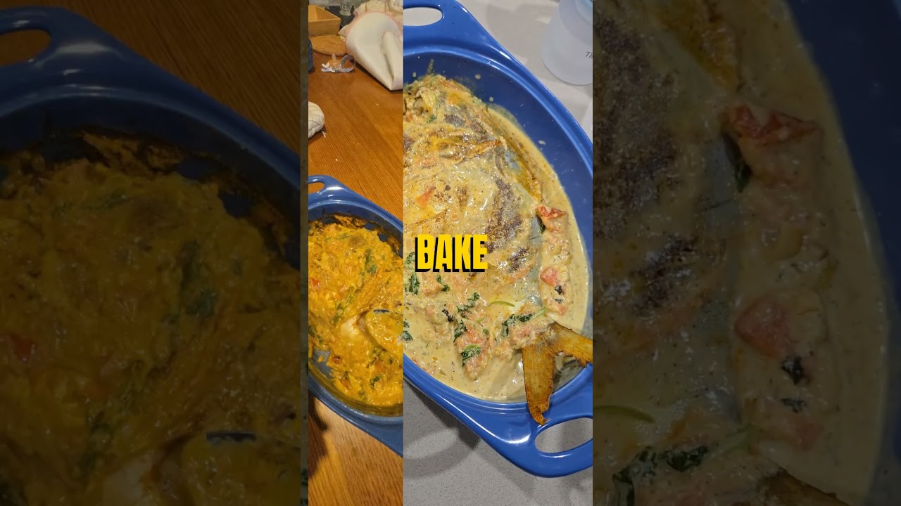 Baked pomfret fish in nirvana sauce