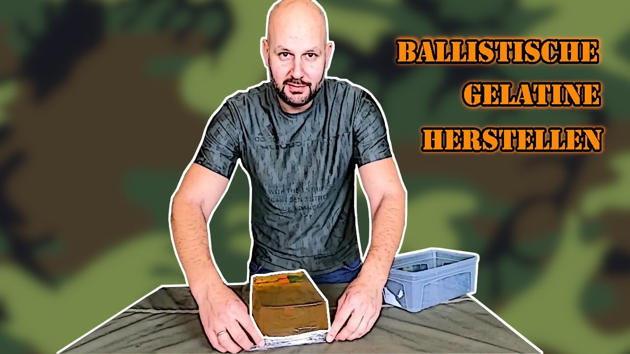 Ballistische Gelatine herstellen | Anleitung