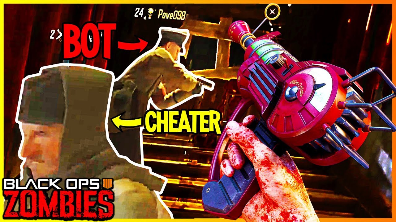 *EXCLUSIVE* Black Ops 4 *BOTS* Gameplay!!! (Hackers Already?!)