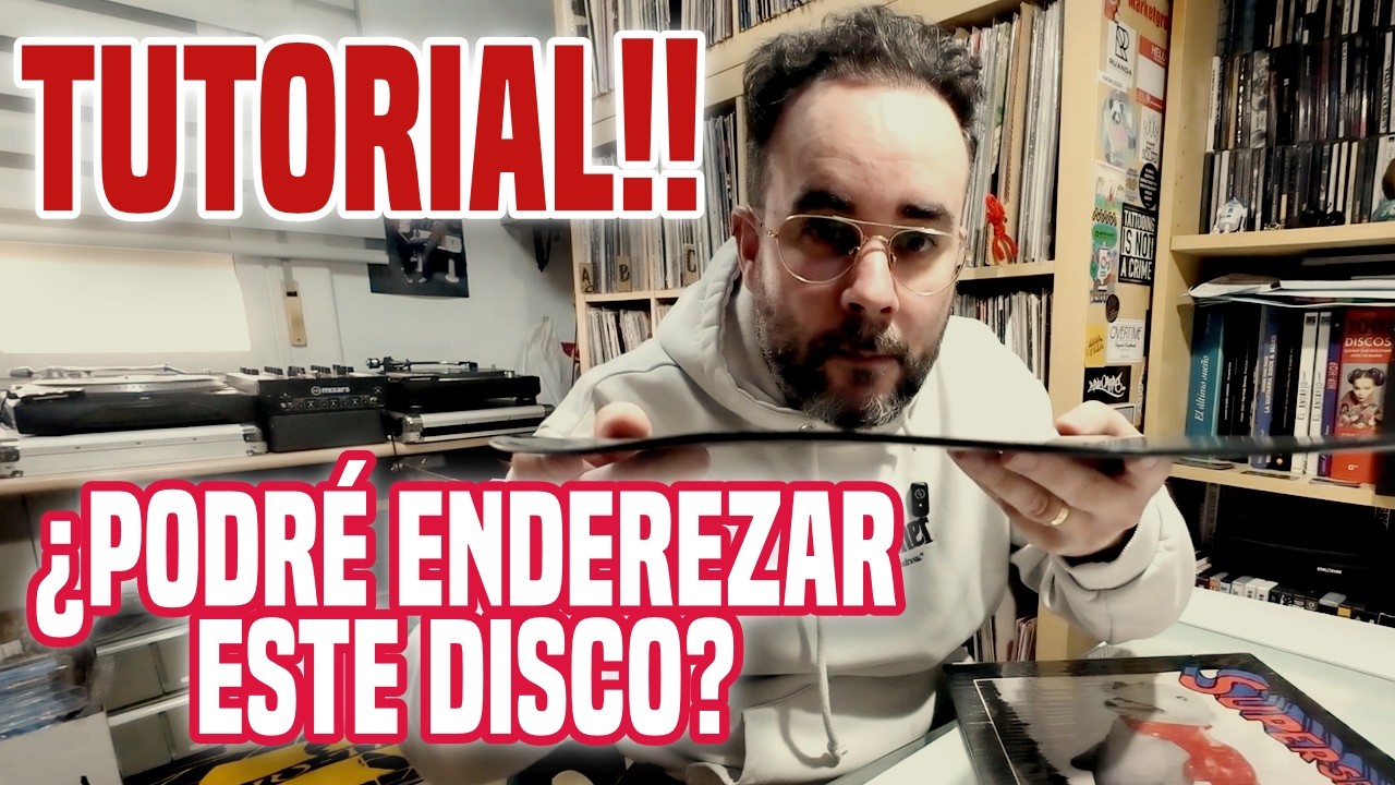 Tutorial!! Enderezando vinilos - Vinilos torcidos??