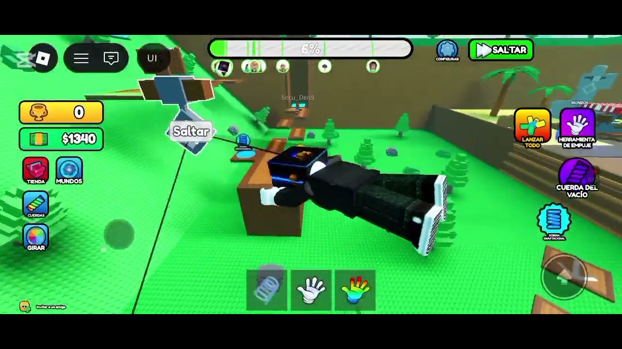 Juego el juego de parkour y me caigo a cada 5 segundos