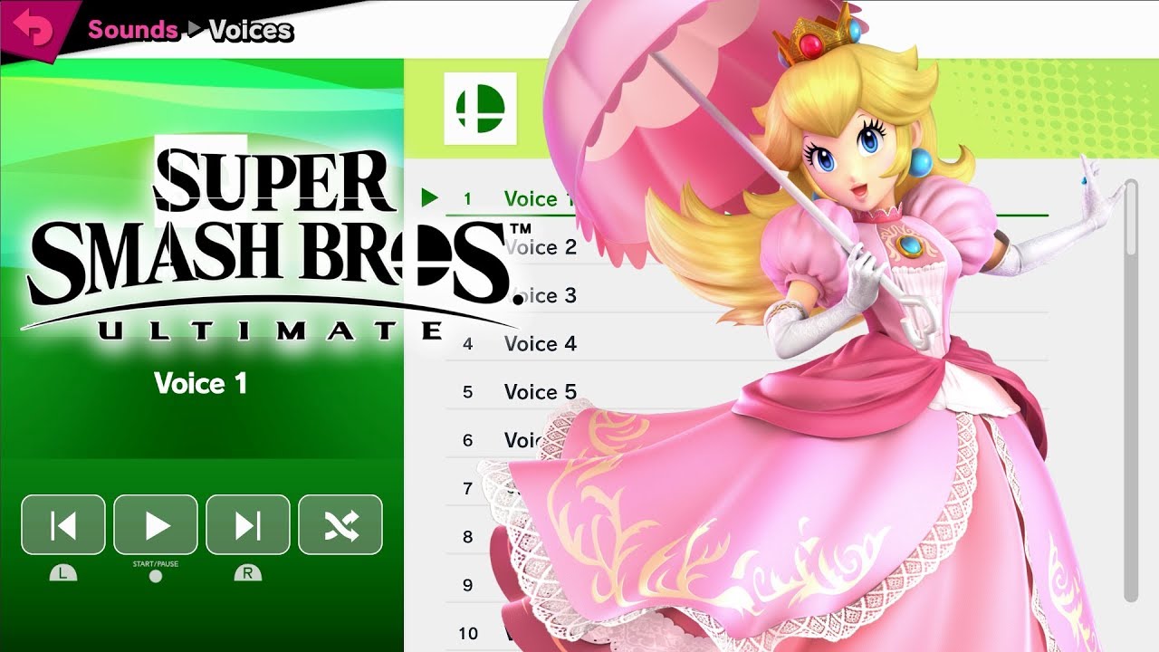 Персиковые голоса - Super Smash Bros Ultimate