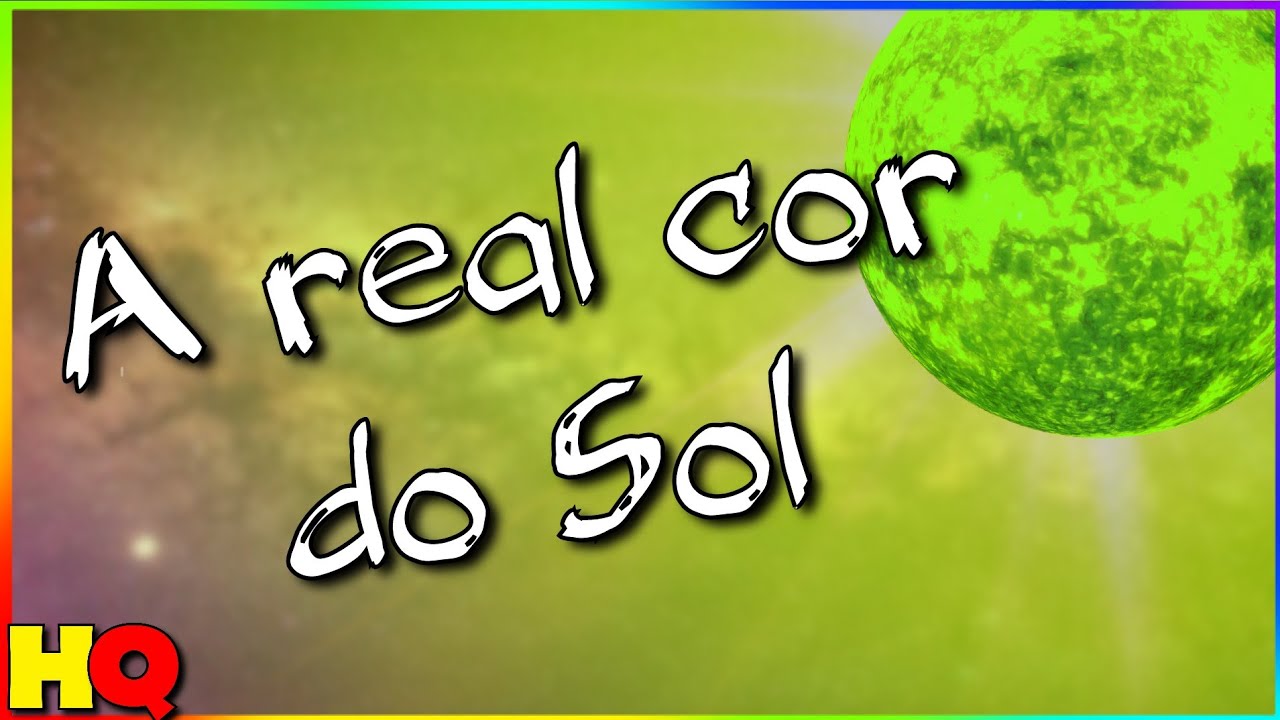 Qual é a cor do Sol?