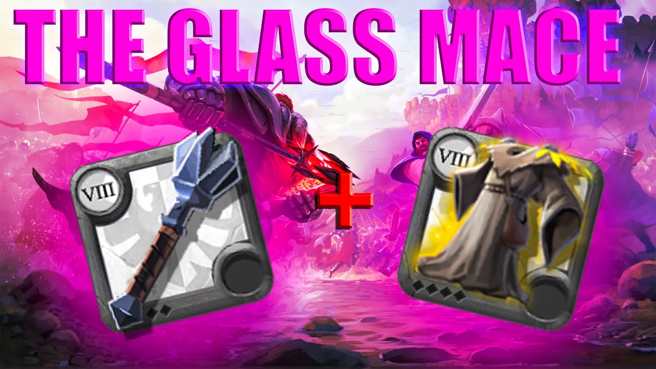 The Glass Mace (Mace + Crypt candle) - Appetizer | solo mist | Albion online black zone pvp