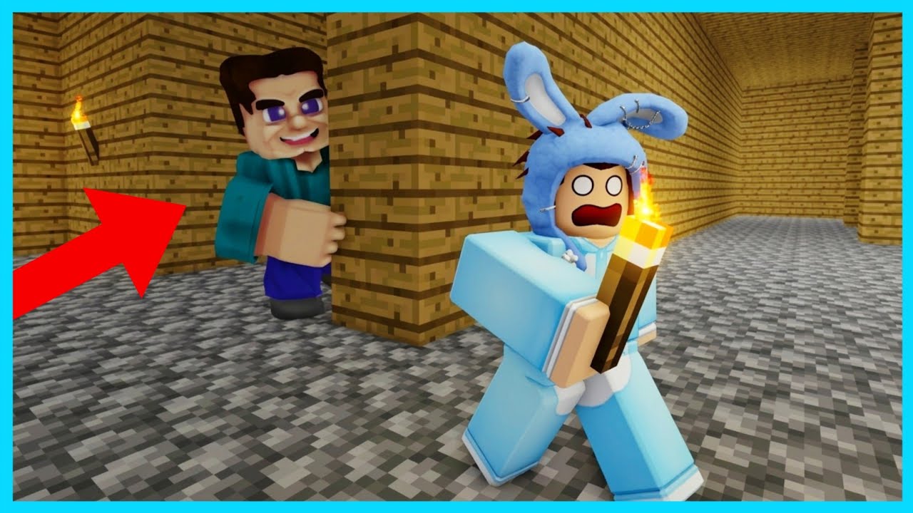 MIPAN & ZUZUZU Masuk Ke Dunia Minecraft Untuk Mencuri Diamond STEVE Yang Jahat! ROBLOX