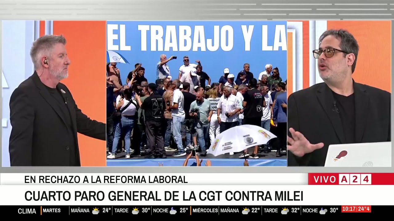 📢 LA CGT LE HAR&Aacute; UN CUARTO PARO A JAVIER MILEI SIN MOVILIZACI&Oacute;N