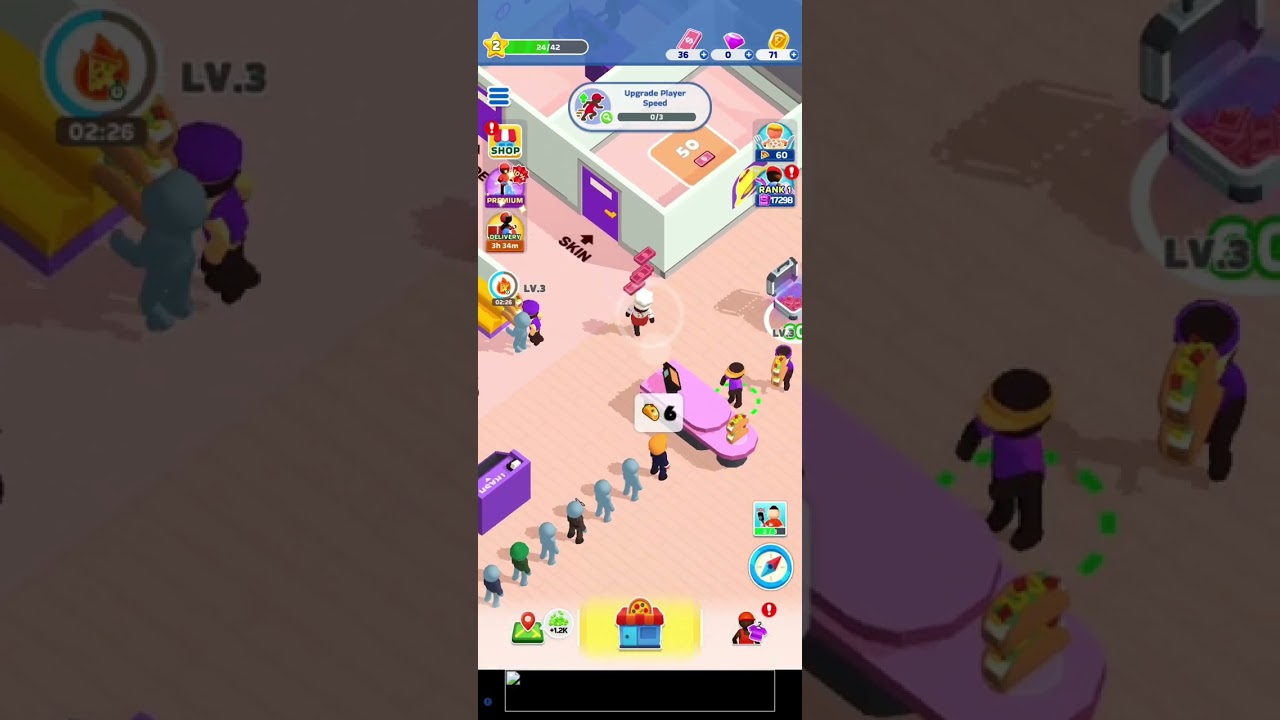 Jugando pizza ready! Nueva sucursal: Taquería 🤩 | Nivel 1 y 2 🥳 #games #gameplay 