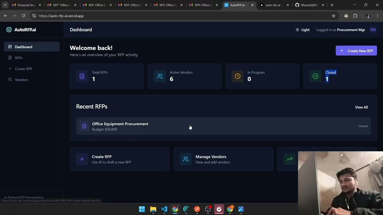 AI-Powered RFP Management System Walkthrough|Automated Proposal Scoring Vendor Comparison|autoRFP.Ai