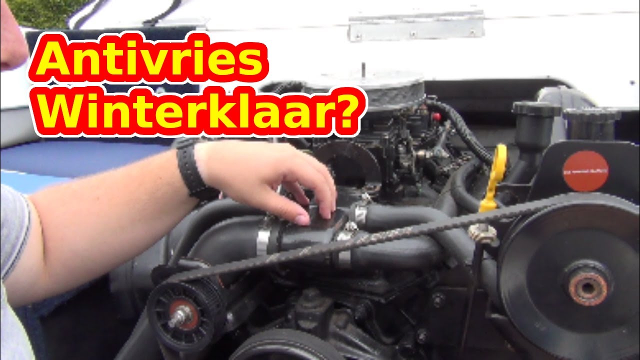 Bootmotor winterklaar maken met antivries | De Werkplaats