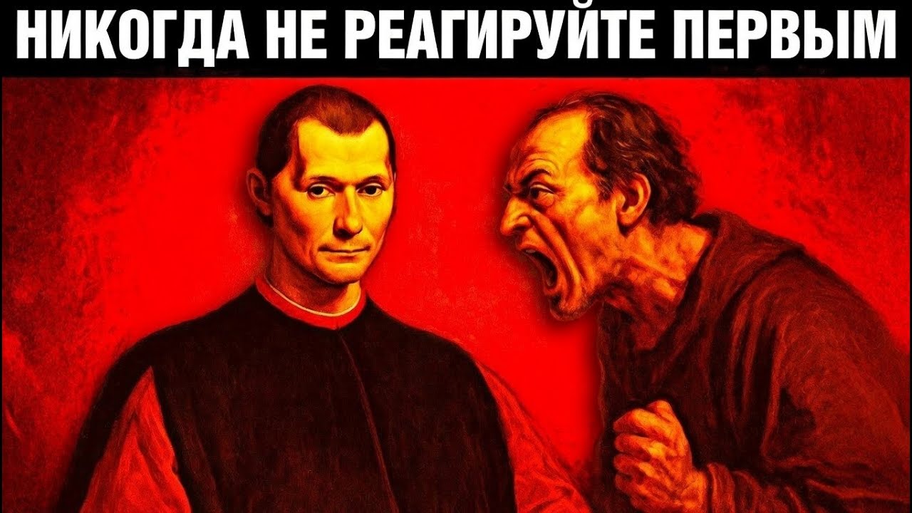 Правило Макиавелли: Почему Тот,Кто Реагирует Первым, Всегда Проигрывает Психология Молчания и Власти