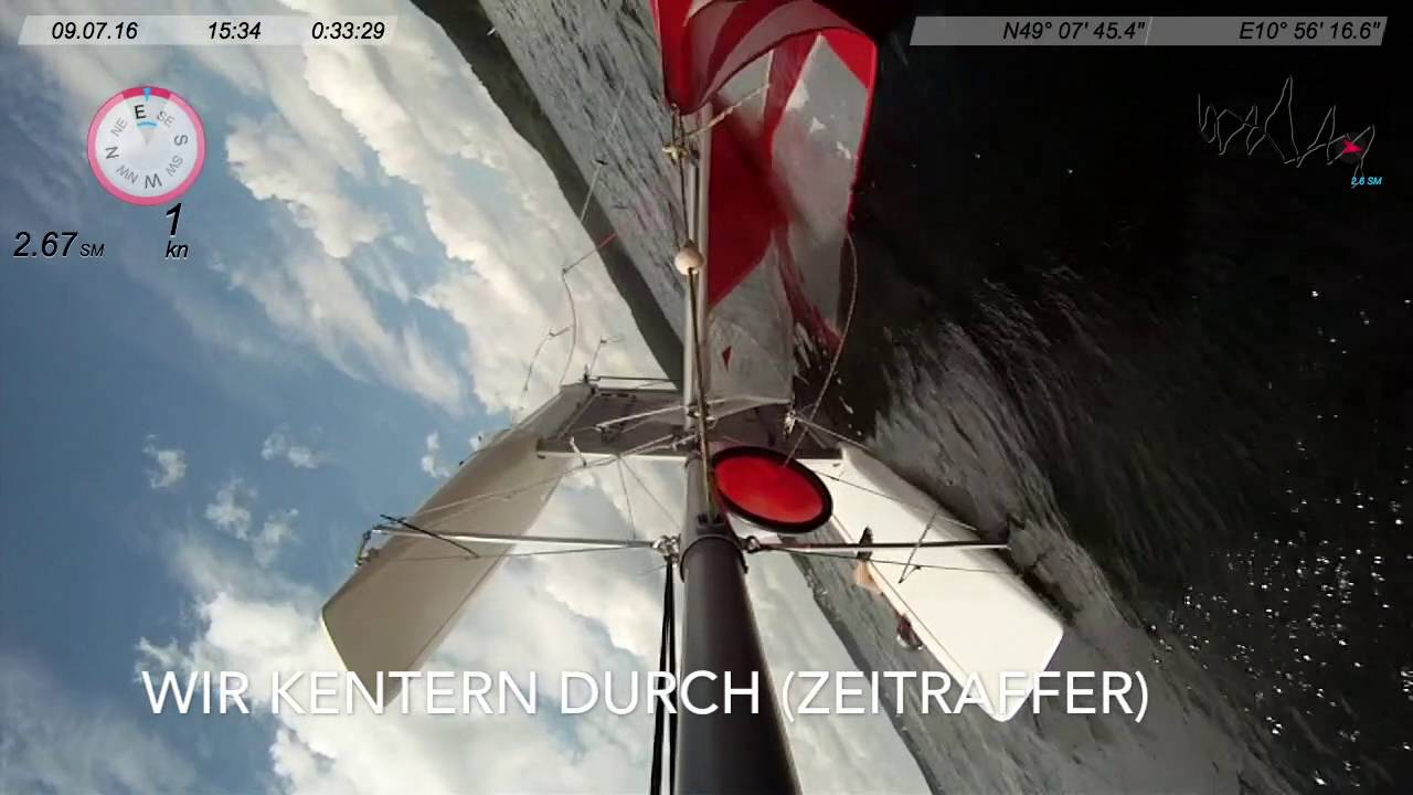 Catamaran Capsize Kenterung Topcat K2