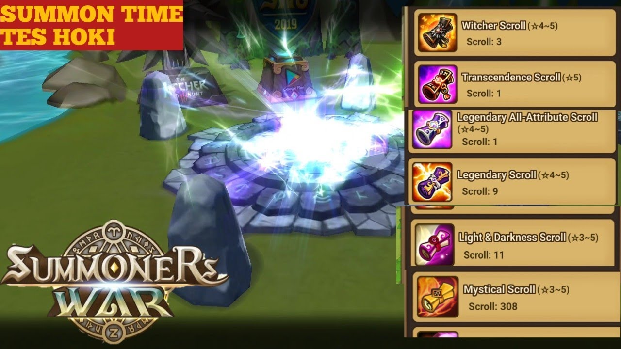 SUMMON TIME - LUMAYAN SIAL - SUMMONERS WAR: SKY ARENA #summonerswar #gachagame