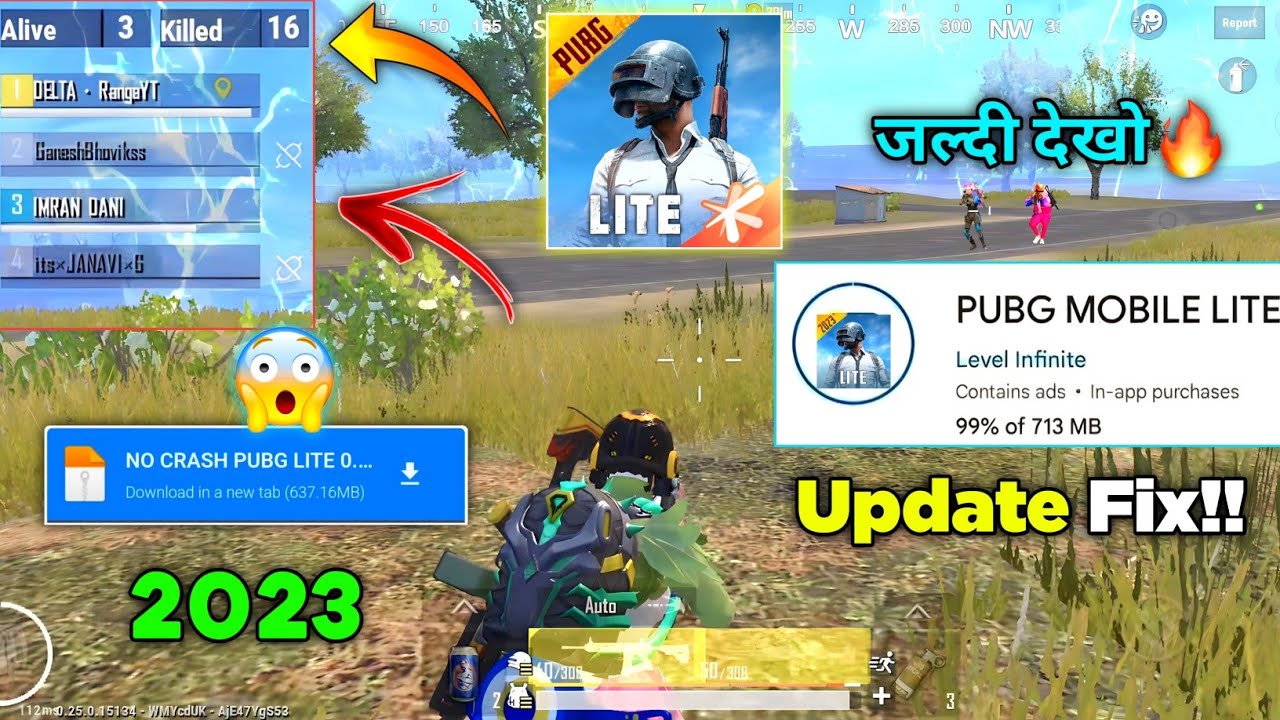 😱Pubg Lite Crash Fix New Update! | Pubg Lite Crash Fix 100% 😳| Pubg Lite New Update 2023 🔥