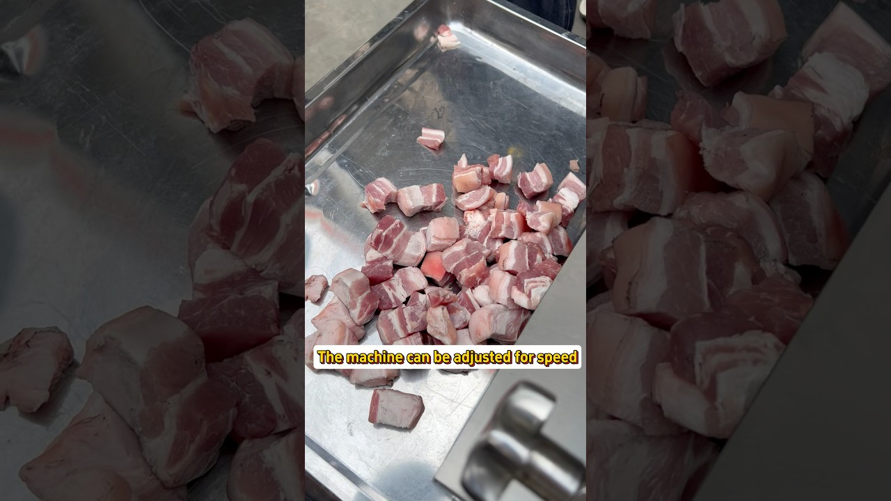 Fresh meat cutting machine, one time molding, beef and mutton cutting strips, shredding #Machine