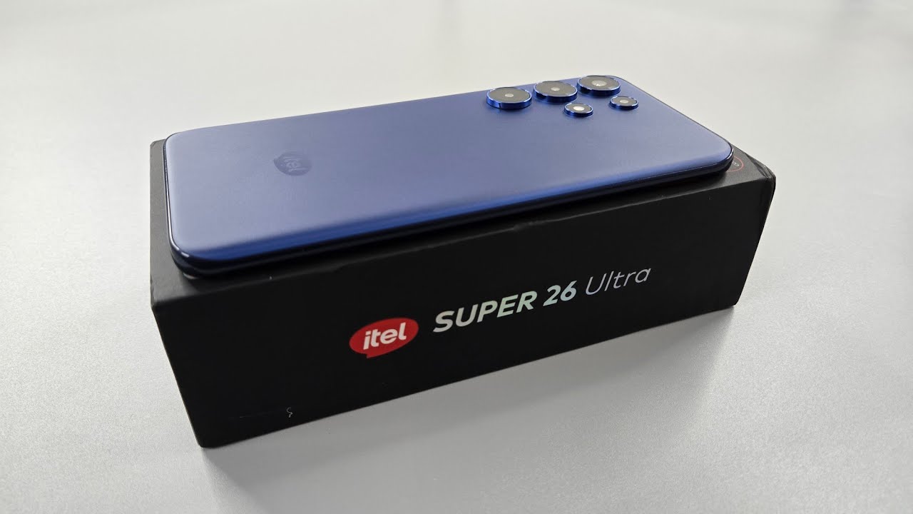iTel SUPER 26 Ultra Unboxing & Camera Test | Retail Unit | Blue Colour 