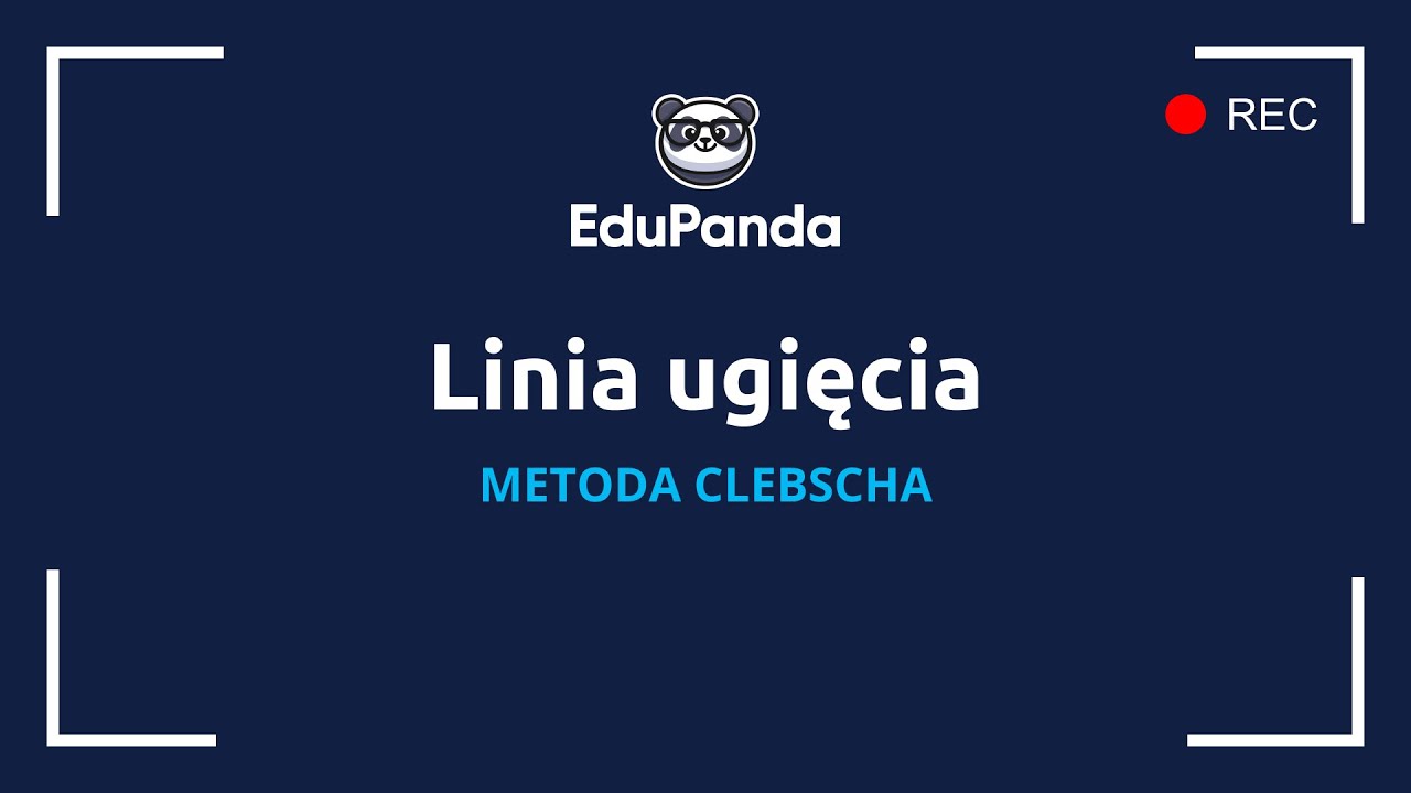 Linia ugięcia metodą Clebscha