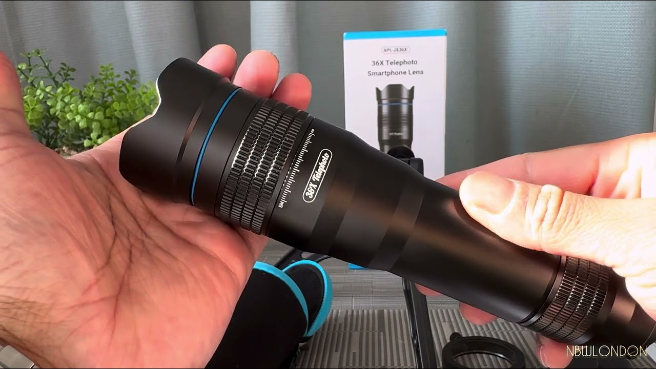 Apexel Mobile Phone Lens, 36x Phone Telephoto Lens Unboxing & Sample Video
