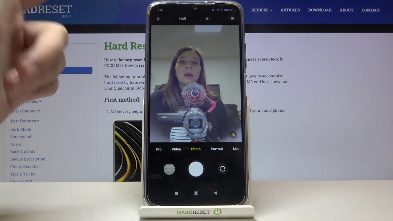 How to Disable Camera Mirror Effect in POCO M3 &ndash; Manage Camera Settings