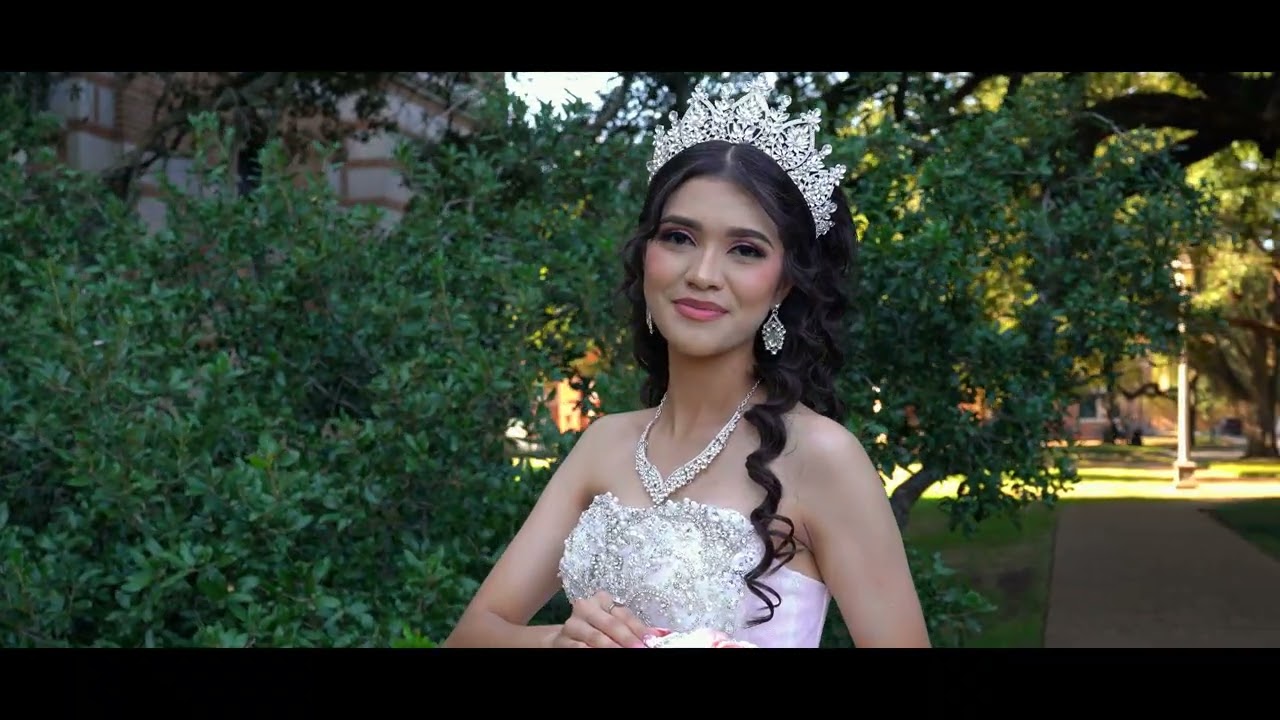 Luxury Quinceañera Cinematic Session at Rice University | Shot in 4K