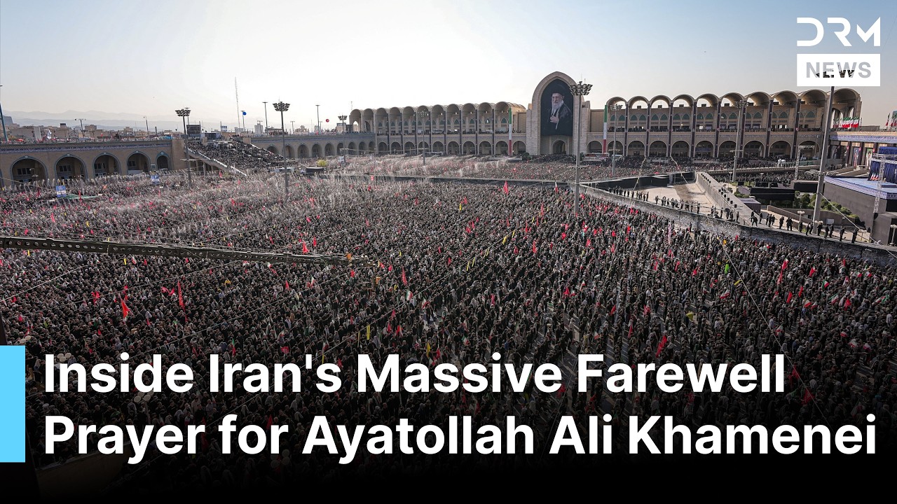 Millions Join Prayer for Ayatollah Khamenei at Tehran Farewell Ceremony | DRM News | AQ1F