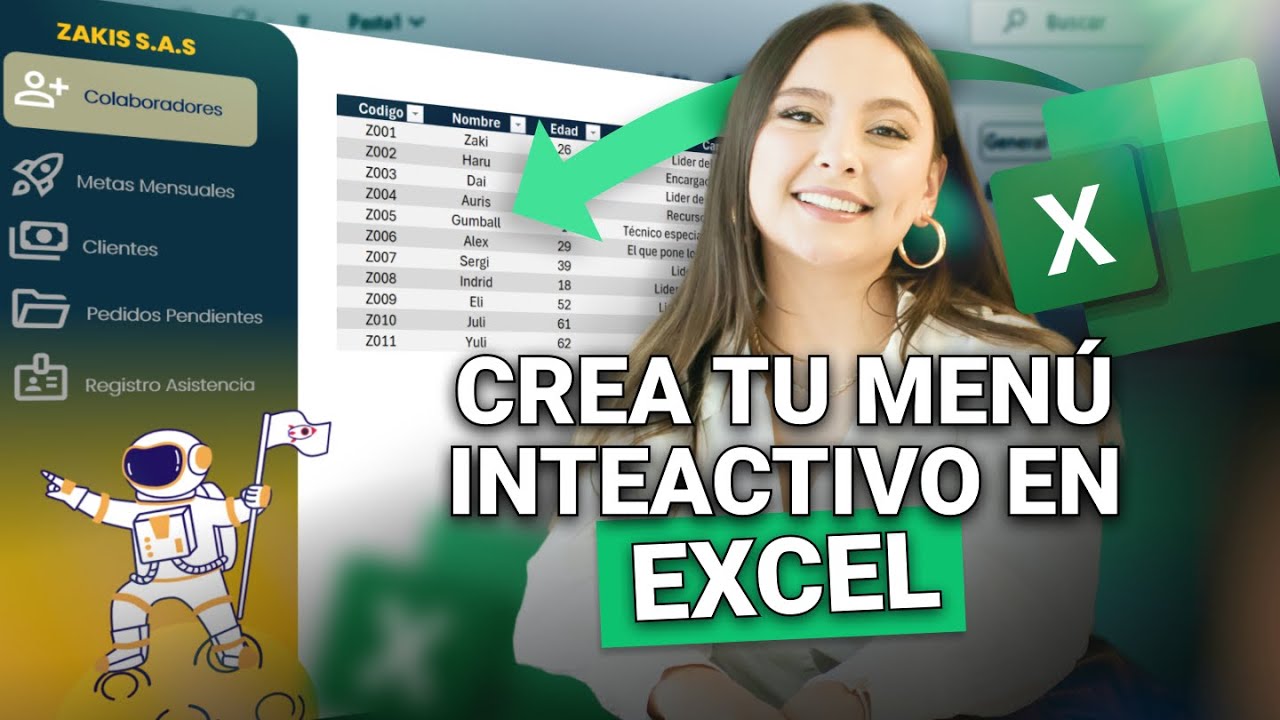 ⚡ Domina los Menús en Excel | Fácil y Profesional 📊✅- Con materiales