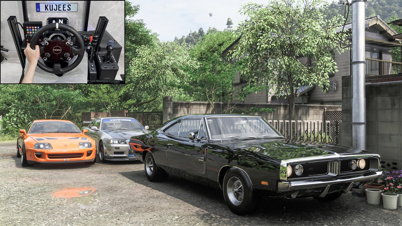 Fast and Furious Convoy - Forza Horizon 6 | Steering Wheel Gameplay