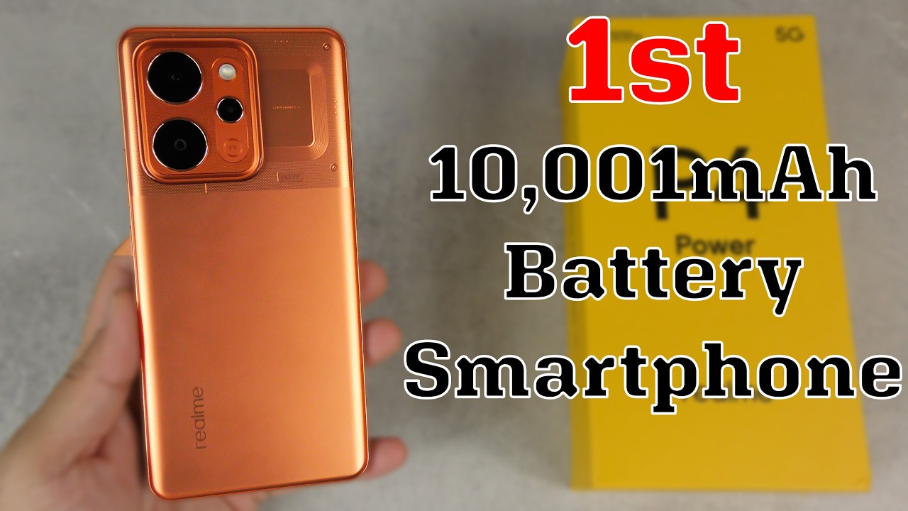 MASSIVE 10,001mAh Battery In This Realme P4 Power Smartphone: First Look, Unboxing & Review