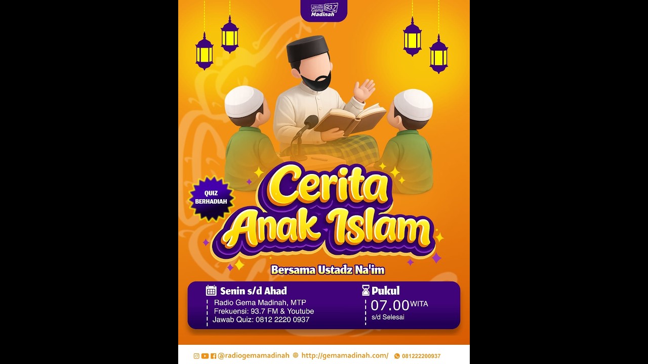 🔴[LIVE] CERITA ANAK ISLAM - Ustadz Naim Royyani Aji S.Ars