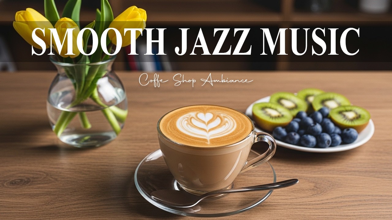 Smooth Jazz Music | Coffee Shop Ambiance & Chilling.