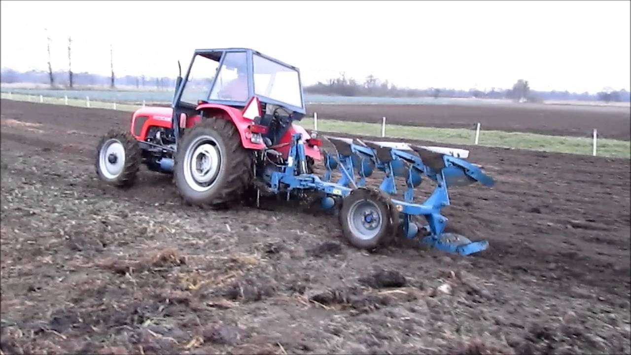 Orka Zimowa/ Ursus 360 4x4/ pług obrotowy Rabewerk 3 skiby.