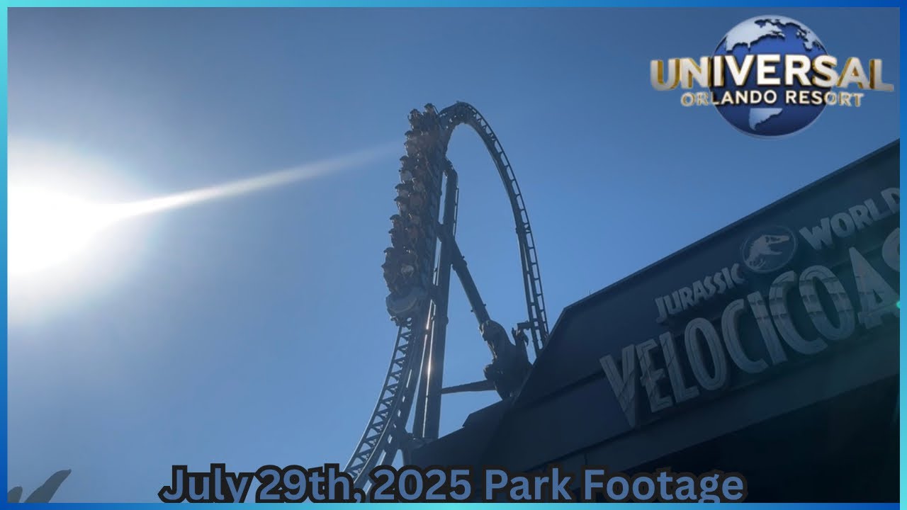 Islands Of Adventure&Universal Studios Florida July 29th, 2025 Park Footage