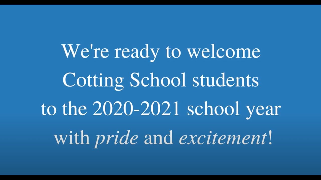 Cotting School Year 2021
