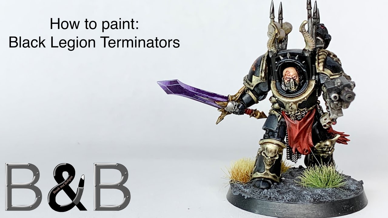 How to Paint a Black Legion Terminator