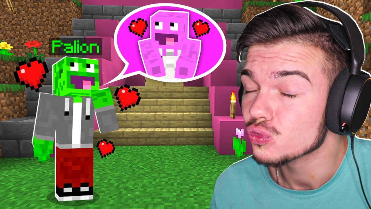 ZAKOCHAŁEM SIĘ w PALIONCE w Minecraft...