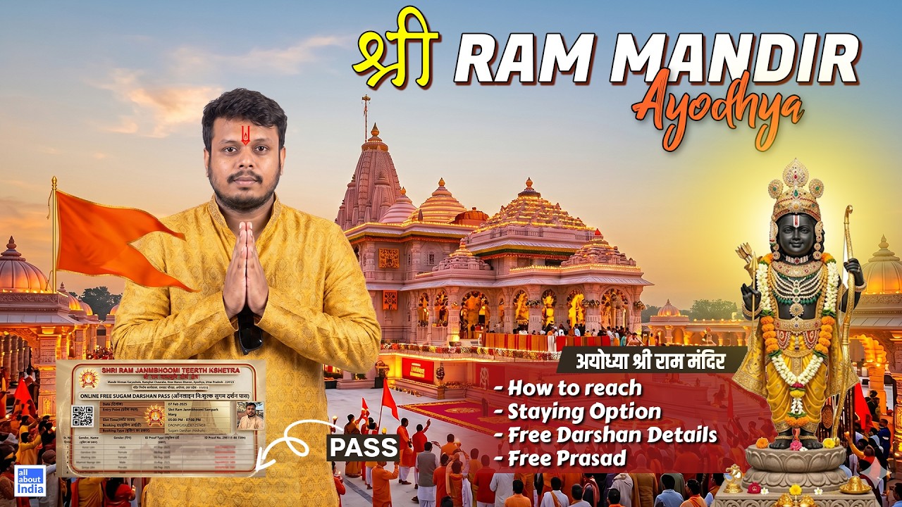 Ayodhya Shree Ram Lalla Darshan with Sugam Darshan Pass [VLOG] || All About India