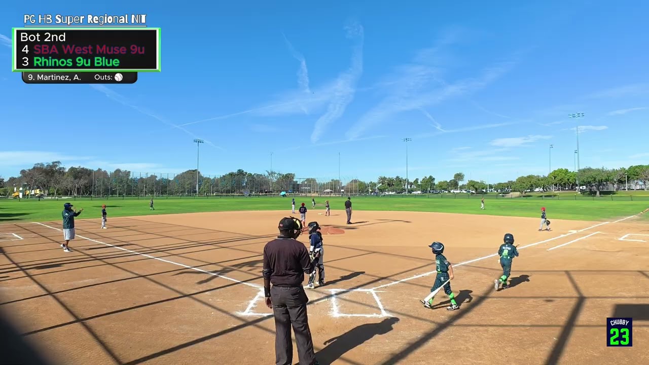 PG Huntington Beach Super Regional NIT - Rhinos 9u Blue vs SBA West Muse 9u (Pool Play)