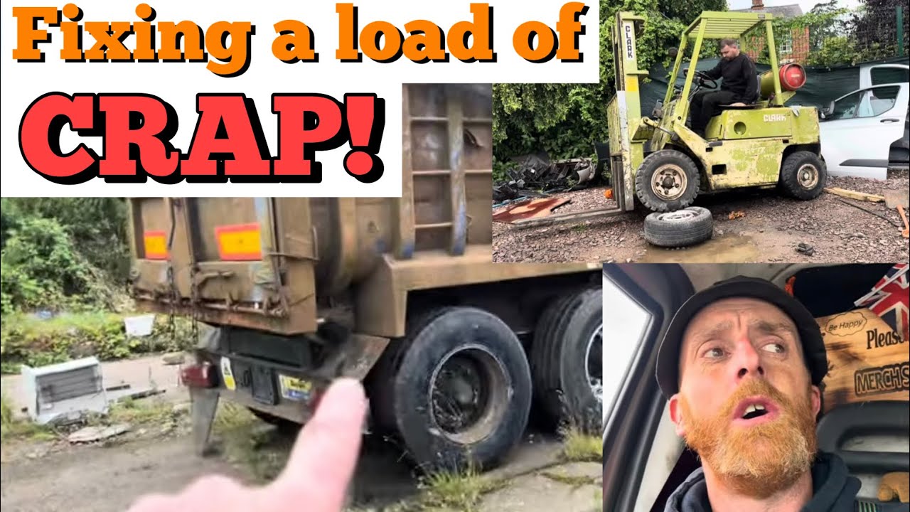 Brick crane pipe! Mot prep! fork truck repairs!