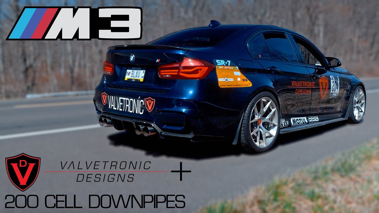 BMW F80 M3 Valvetronic Designs Catback + 200 Cell Downpips