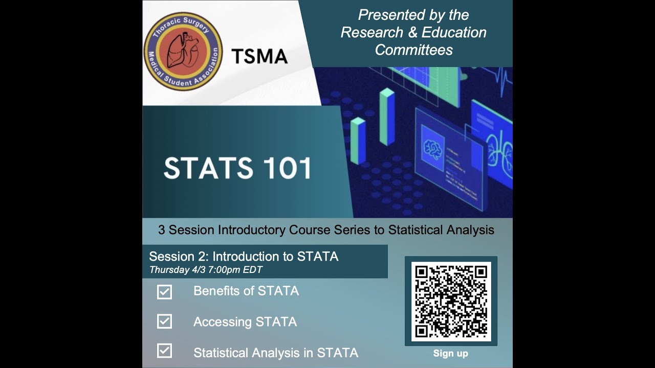 TSMA’s STATS 101 Session #2