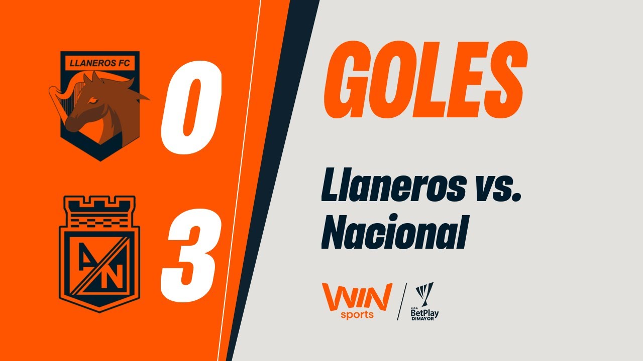Llaneros vs. Nacional (goles) | Liga BetPlay Dimayor 2025-2 | Fecha 18