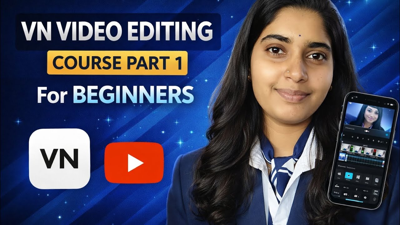VN Video Editing Course for Beginners | Part 1 | Mobile Video Editing Step by Step