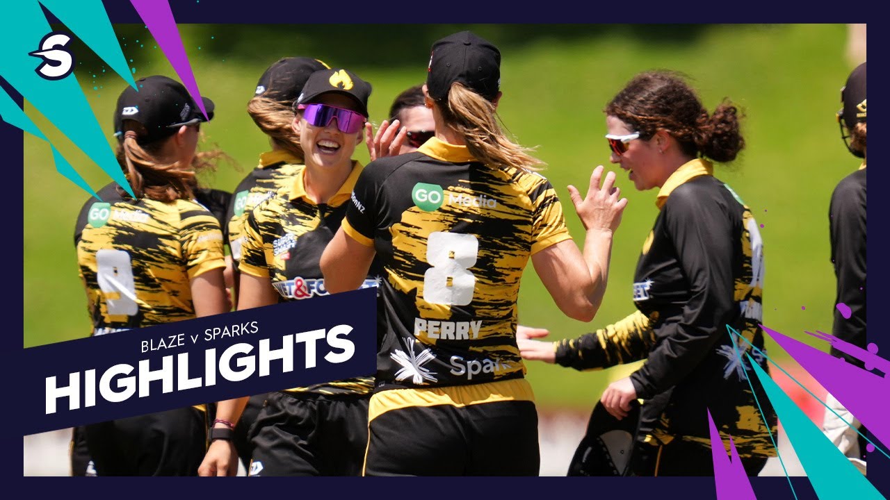 Maitlan Brown & Jess Kerr Guide Blaze Home - Blaze V Sparks | Super Smash 2026