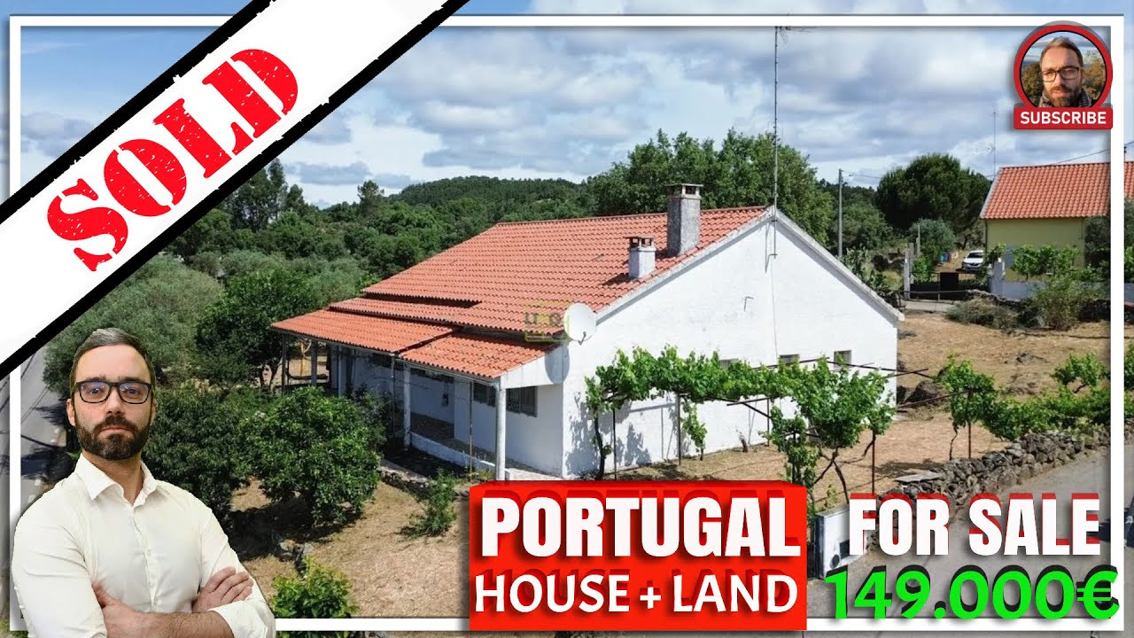SOLD - HOUSE WITH LAND FOR SALE IN THE PARISH OF ARANHAS, PENAMACOR, PORTUGAL
