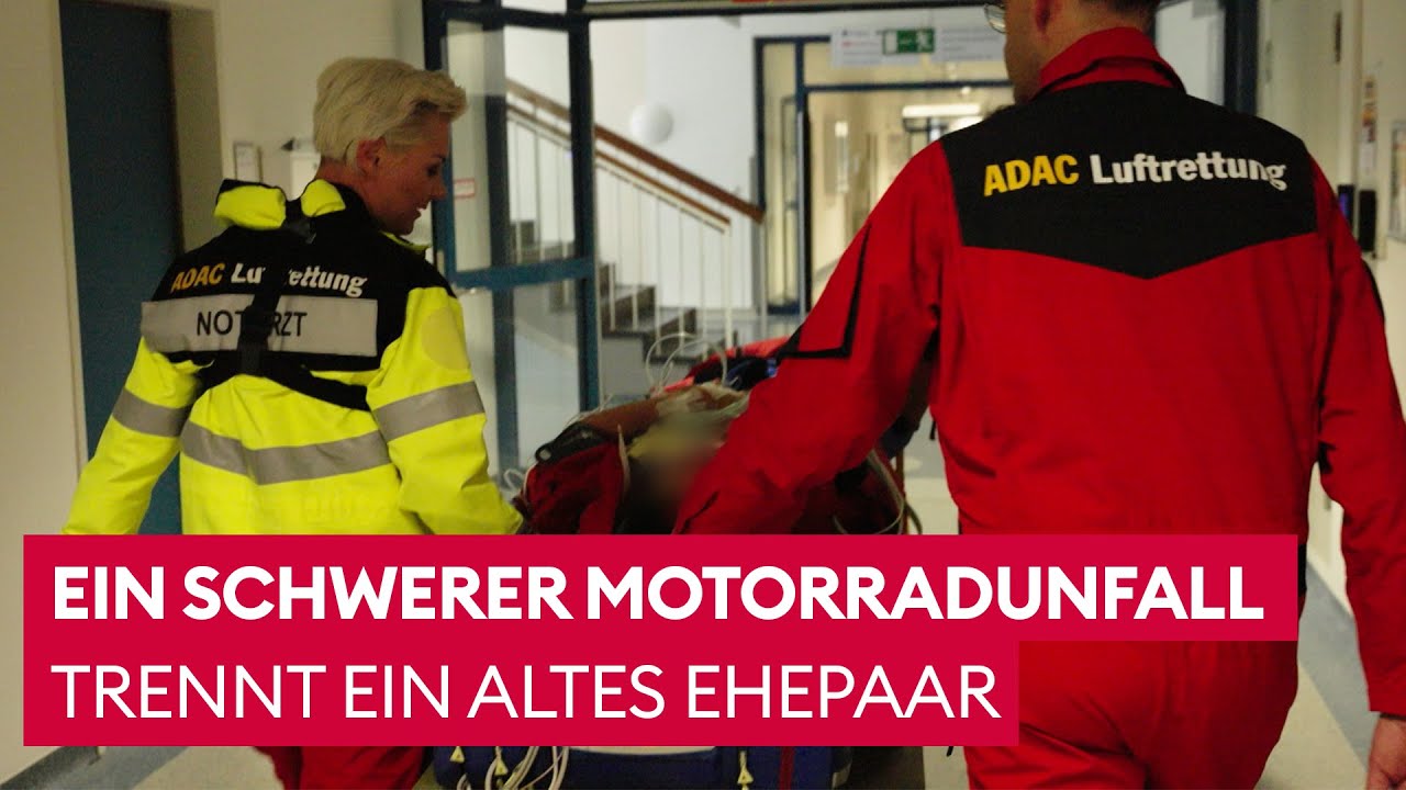 Luftrettungseinsatz 🚁: Ein älteres Ehepaar wird nach Motorradunfall getrennt 😳 | Doc Caro